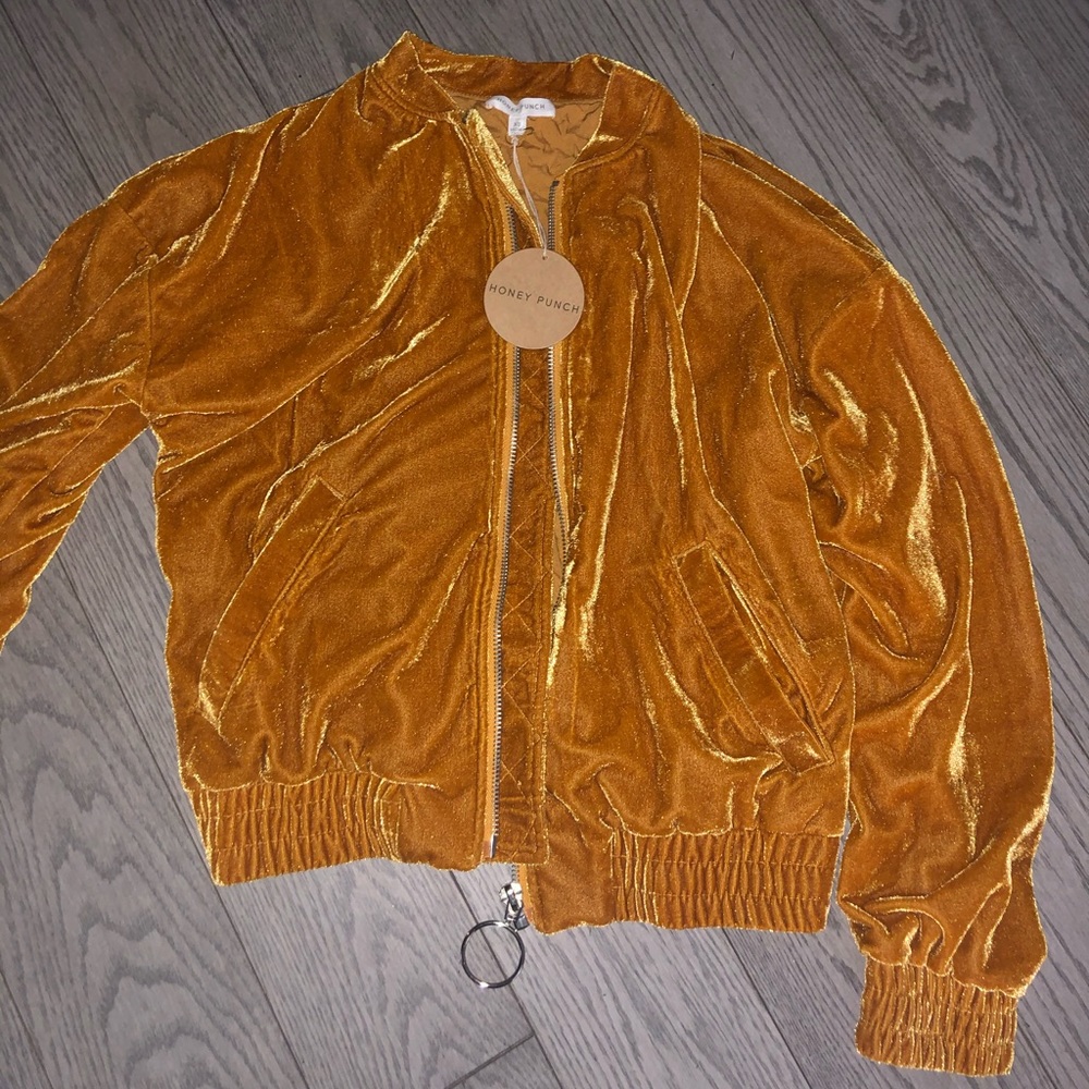 bomber jacket - velvet